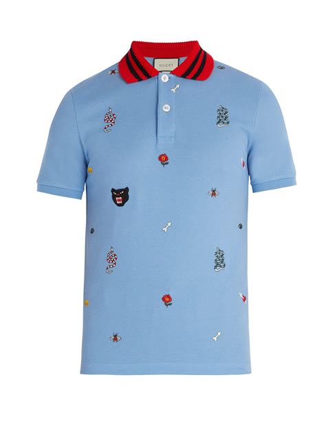 polo gucci blu|Gucci polos for men.